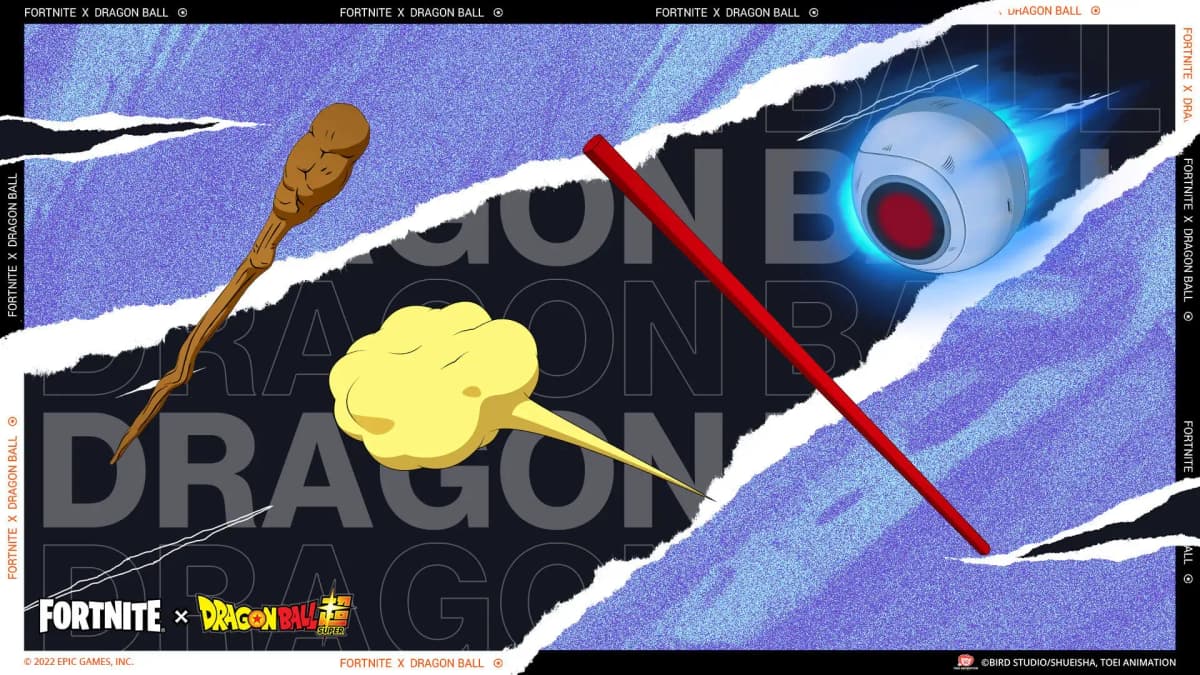 Objets bâton de Kamesennin (Tortue Géniale), Nilbus Cloud (Nuage Magique) de Son Goku, Space Pod Glider (Capsules des ennemis venant envahir les planètes avec) et le Power Pole Pickaxe (Bâton Magique) offert par le grand-père de Son Goku lorsqu'il était petit.