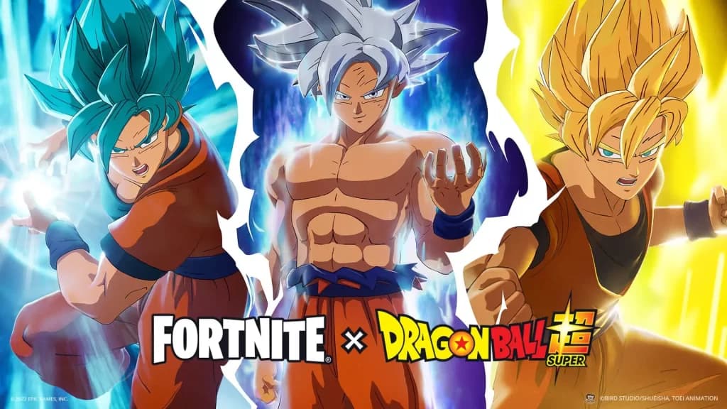 Son Goku dans Fortnite avec ses multiples transformations : tout juste incroyable !