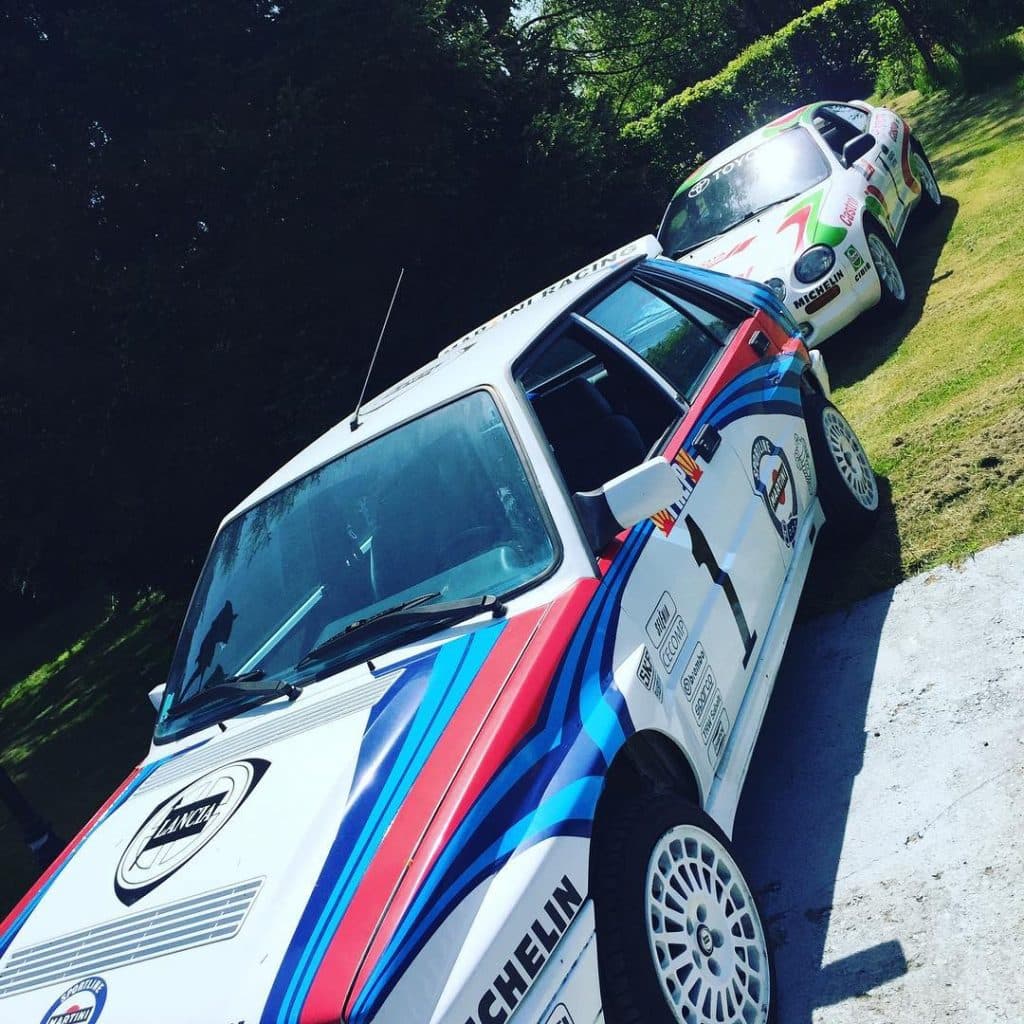 Lancia Delta HF Intégrale et Toyota Supra aux couleurs de Sega Rally Championship. J'en ai rêvé : Guy Nichols (Nemco Show) l'a fait !