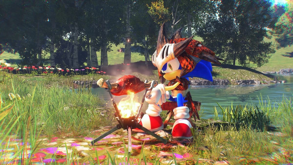 Sonic Frontiers - Monster Hunter InGame 1