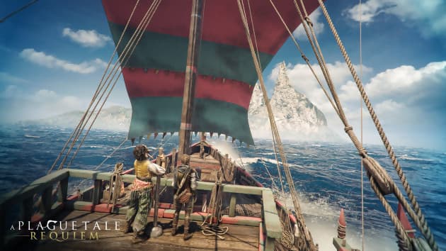 A Plague Tale - Requiem - bateau en mer