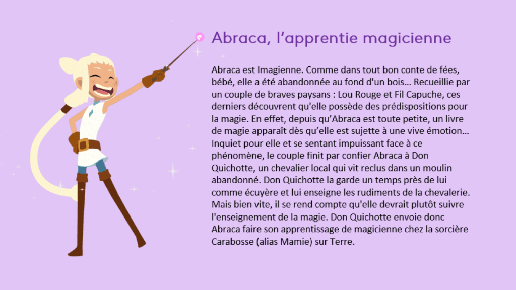 Abraca - héroïne de la série éponyme d'Ankama ! Revisitant contes et légendes en mode gaming... ;)