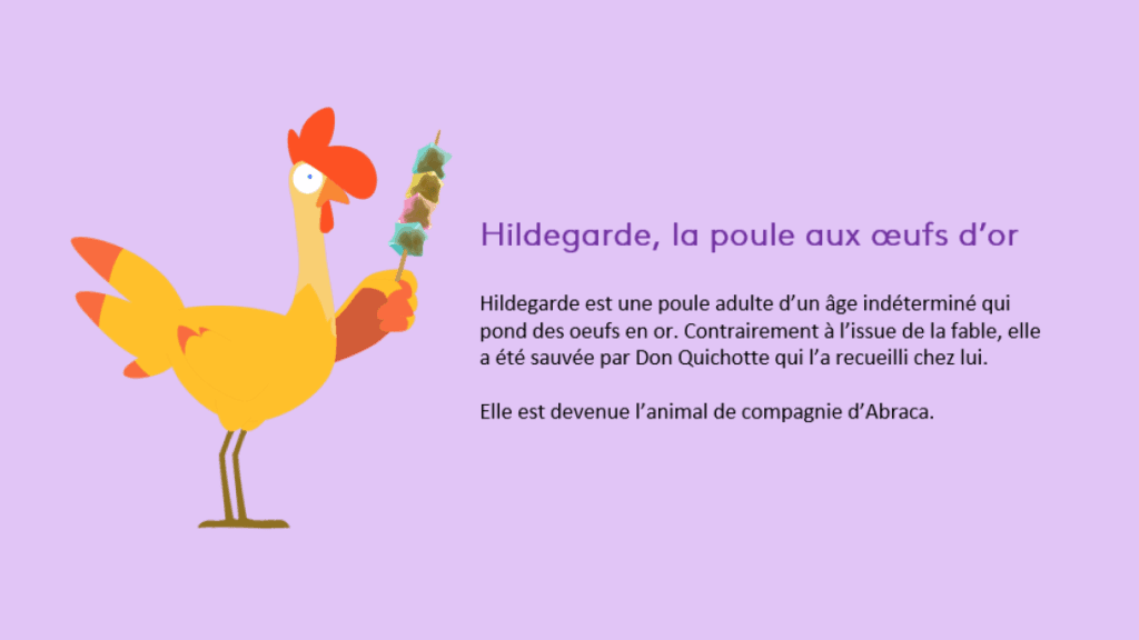Voici la FAMEUSE Poule aux œufs d'Or ! Hildegarde ! Merci Ankama. ;)