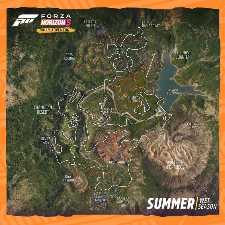 Forza-Horizon-5-Rally-Adventure Map