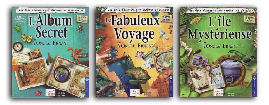 Les aventures de l'Oncle Ernest : une des incroyables réalisations d'Eric Viennot en tant qu'Auteur, qui ont su marquer une génération de joueurs et à leur tour, leurs enfants.