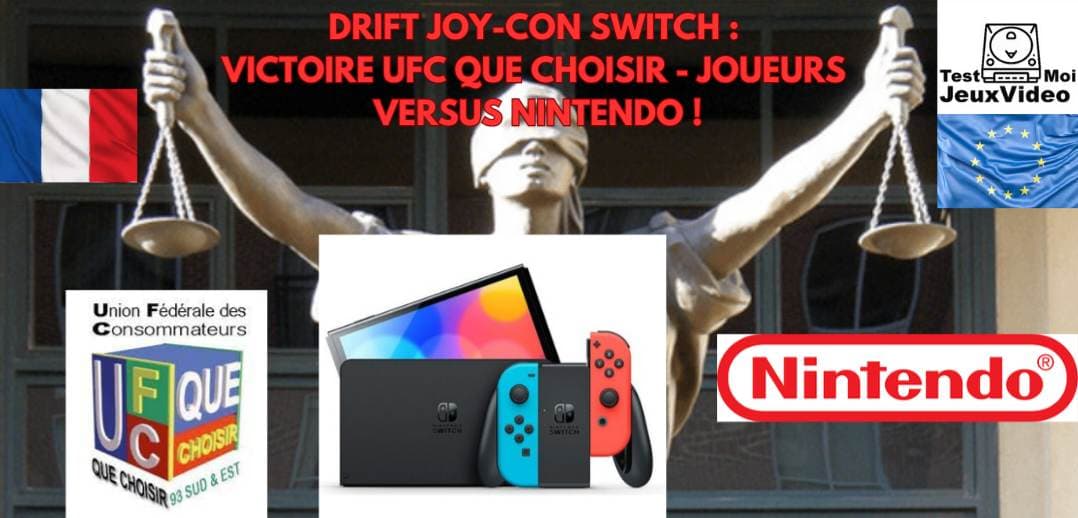 Victoire d’UFC Que Choisir / des joueurs face à Nintendo !