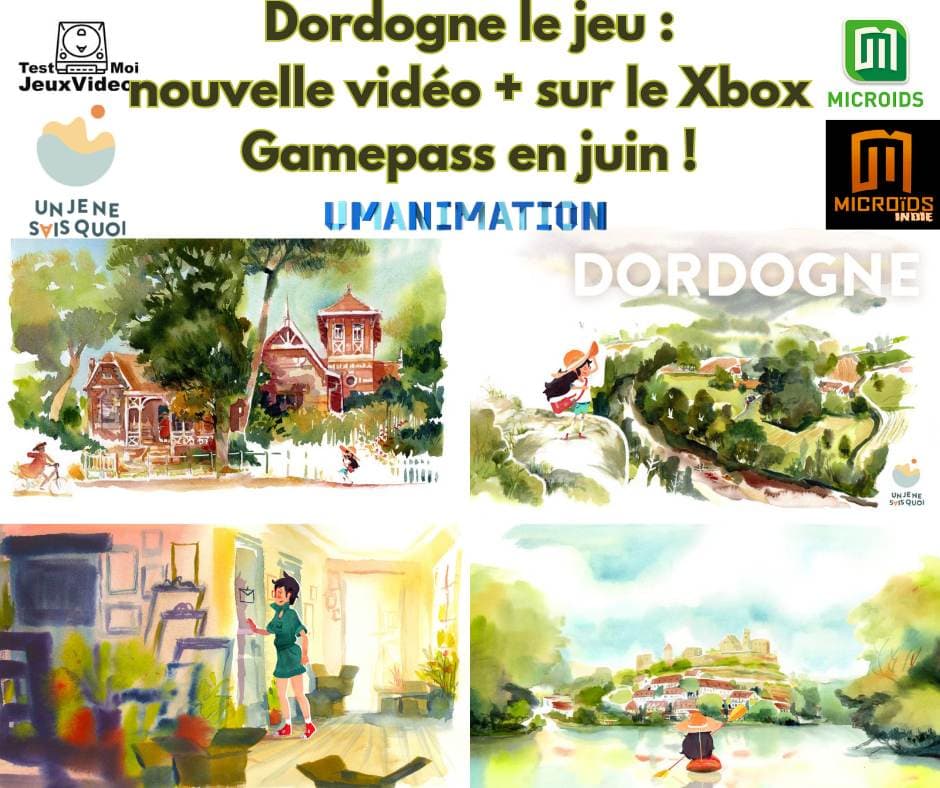 Dordogne le jeu : nouvelle vidéo + Xbox GamePass en juin !