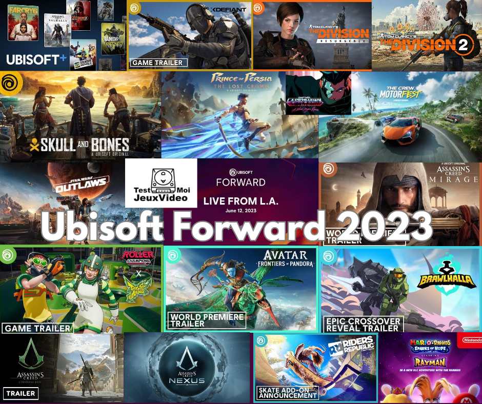 Ubisoft Forward 2023 : qualitatif, ambitieux et surprises !