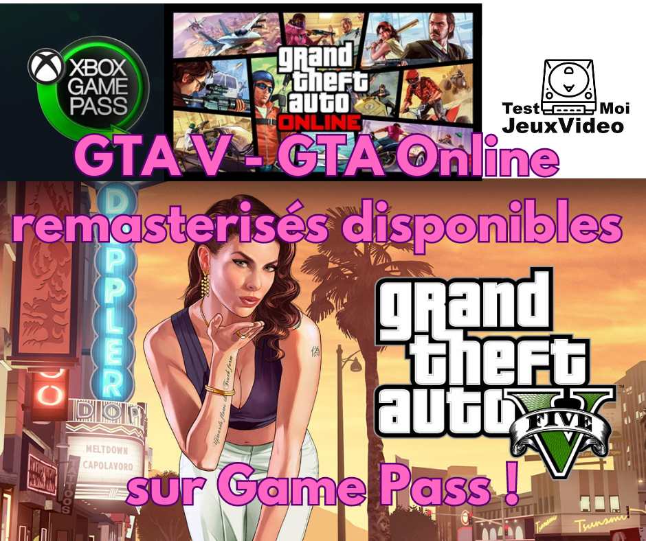 GTA V – GTA Online disponibles sur Xbox, via le Game Pass !