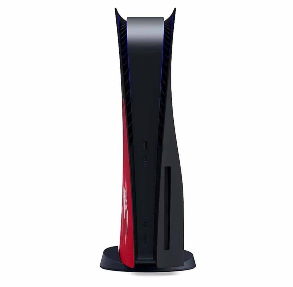 Pack console PlayStation 5 Marvel's Spider-man 2 Limited Edition - TestMoiJeuxVidéo.Fr - PS5 de face