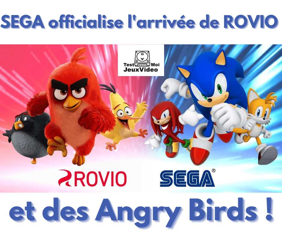 SEGA officialise l’arrivée de Rovio et des Angry Birds !