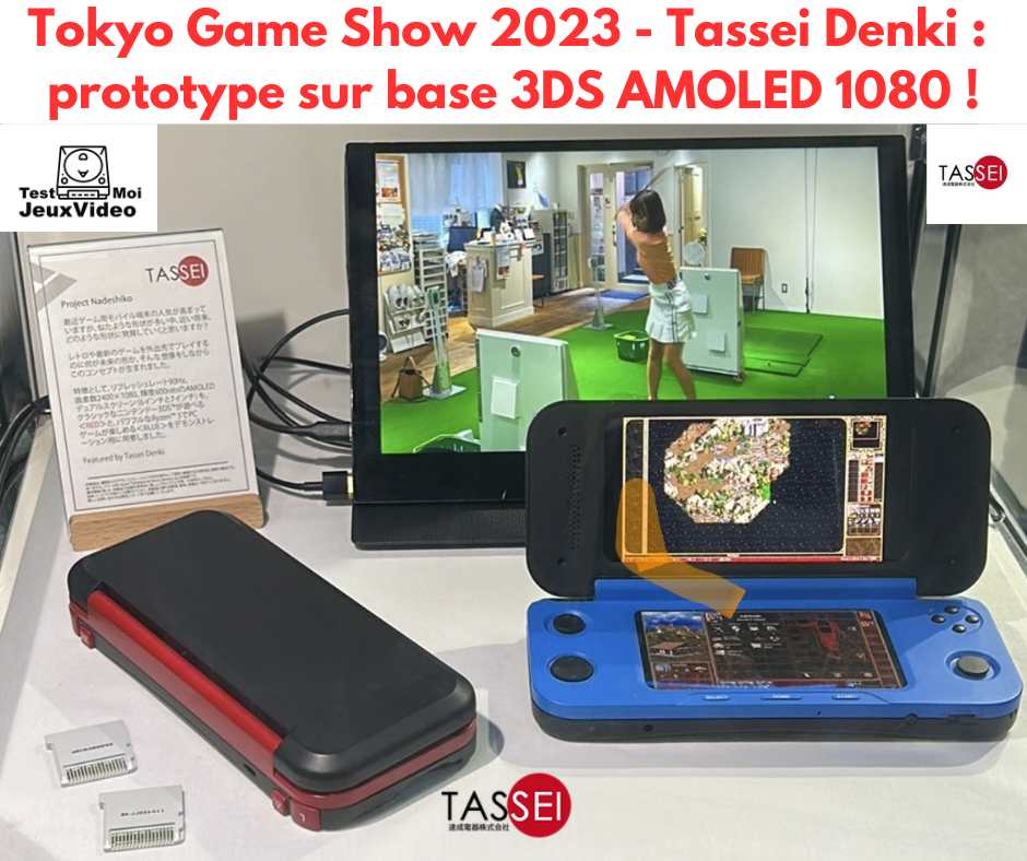 Tokyo Game Show 2023 : Nintendo 3DS AMOLED 1080p