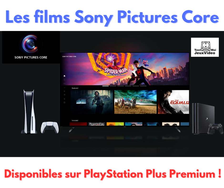 Les films Sony Pictures Core sur PlayStation Plus Premium !