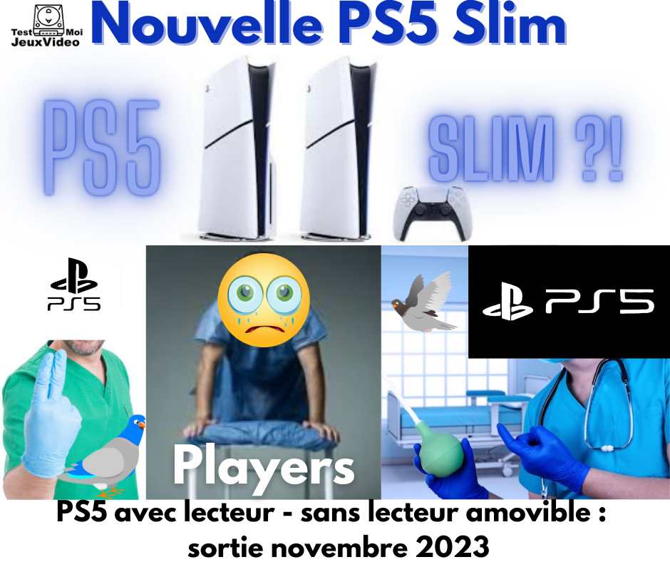 PS5 Slim avec / sans lecteur amovible : sortie novembre 2023