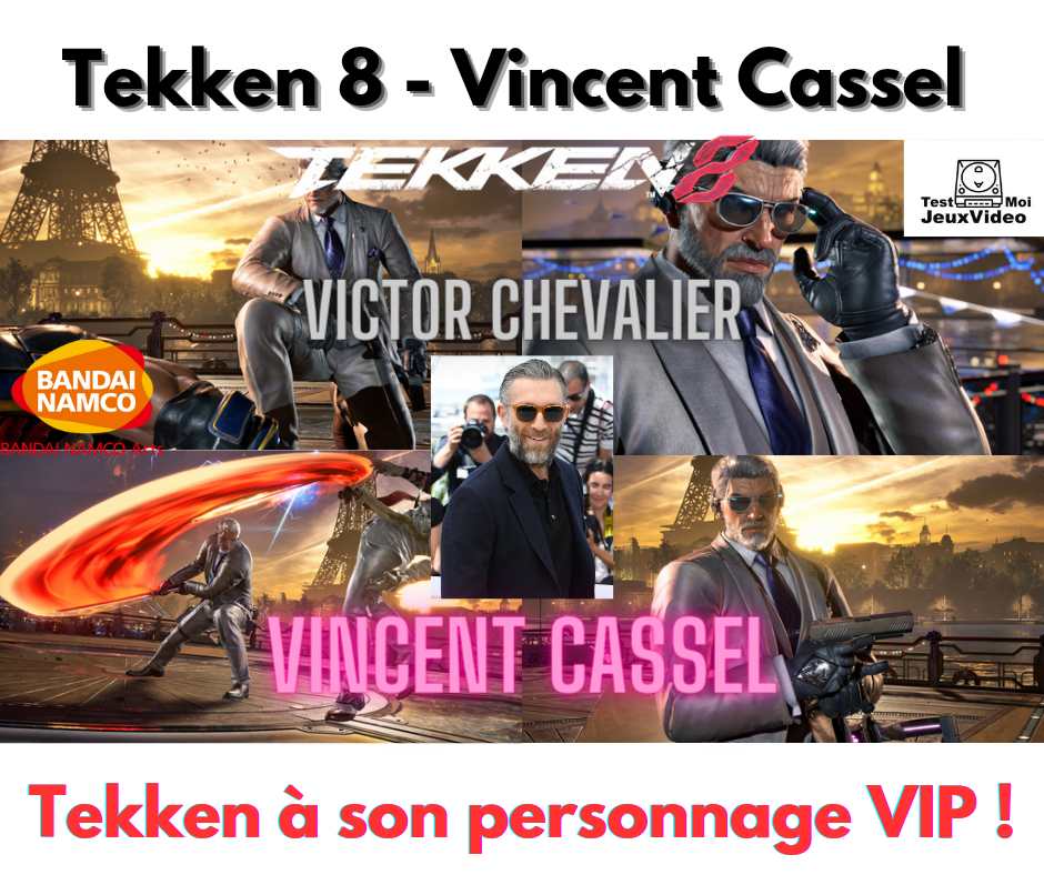 Tekken 8 – Vincent Cassel : Tekken a son personnage VIP !