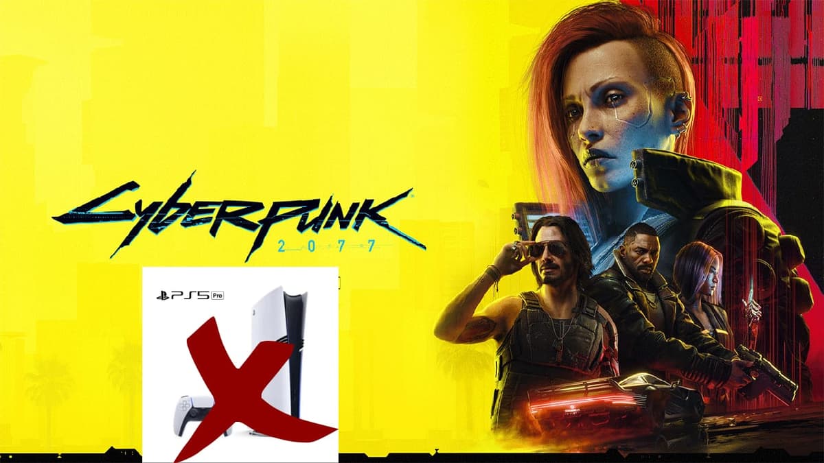 PS5 Pro Cyberpunk 2077 ne sortira pas de mise à jour pour la PlayStation 5 Pro