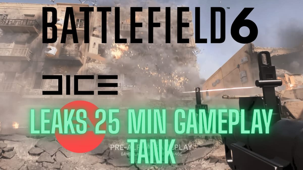 Battlefield 6 : leaks 25 min gameplay tank, 500 000 joueurs à la wishlist Steam !
