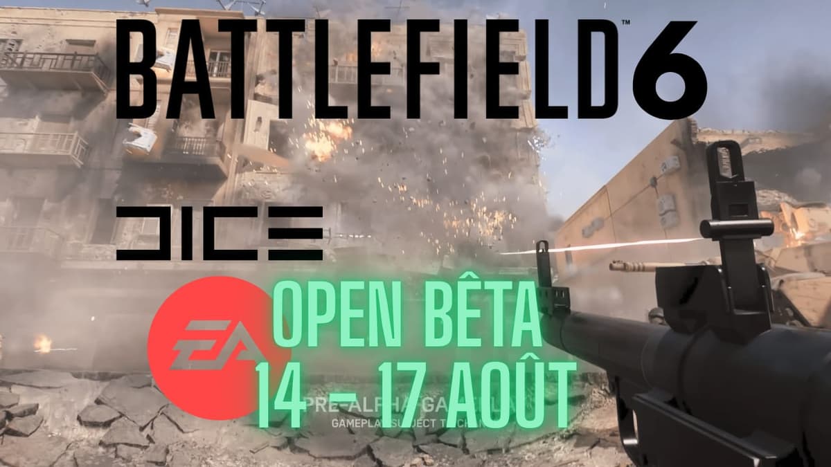 Battlefield 6 : Open Bêta BF6 PS5, Xbox Series, PC du 14 au 17 août !