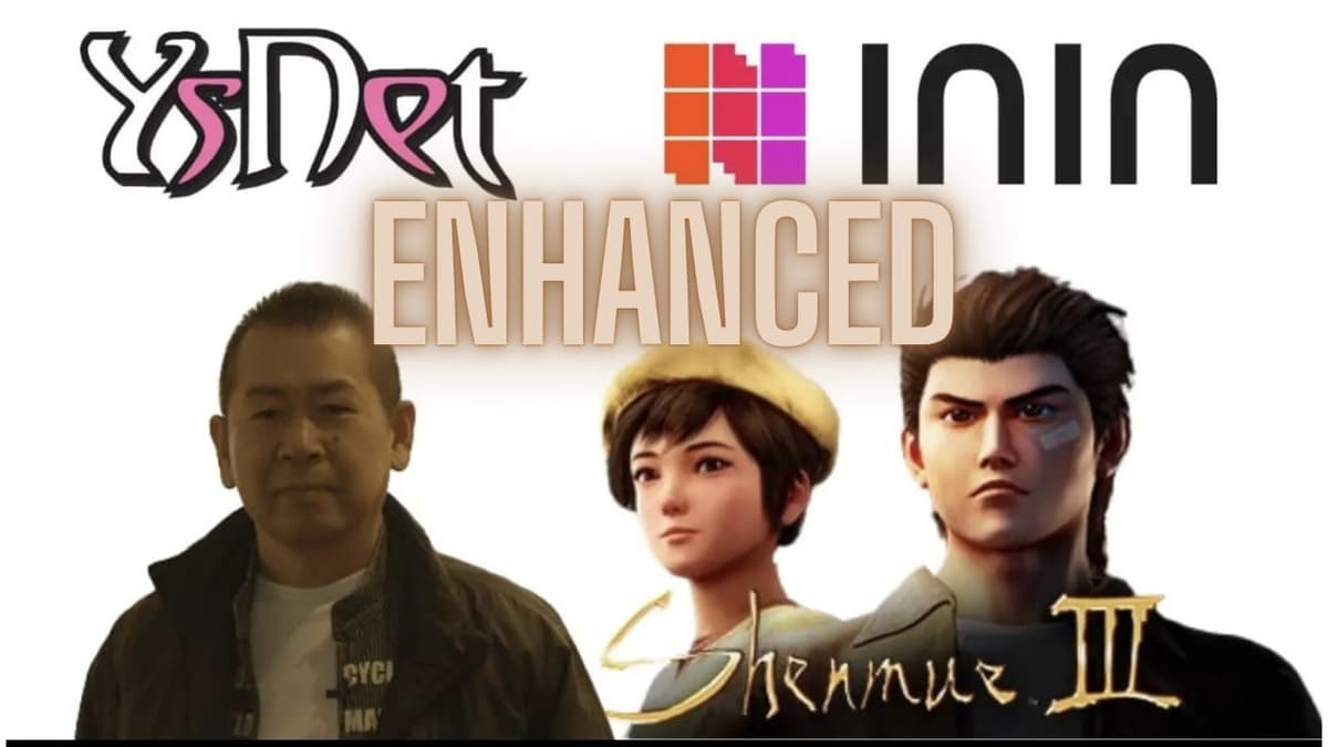 Shenmue III Enhanced officialisé par Yu Suzuki, YS Net, Inin Games !