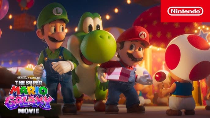 Super Mario Galaxy Le Film : bande-annonce révèle Yoshi et Birdo