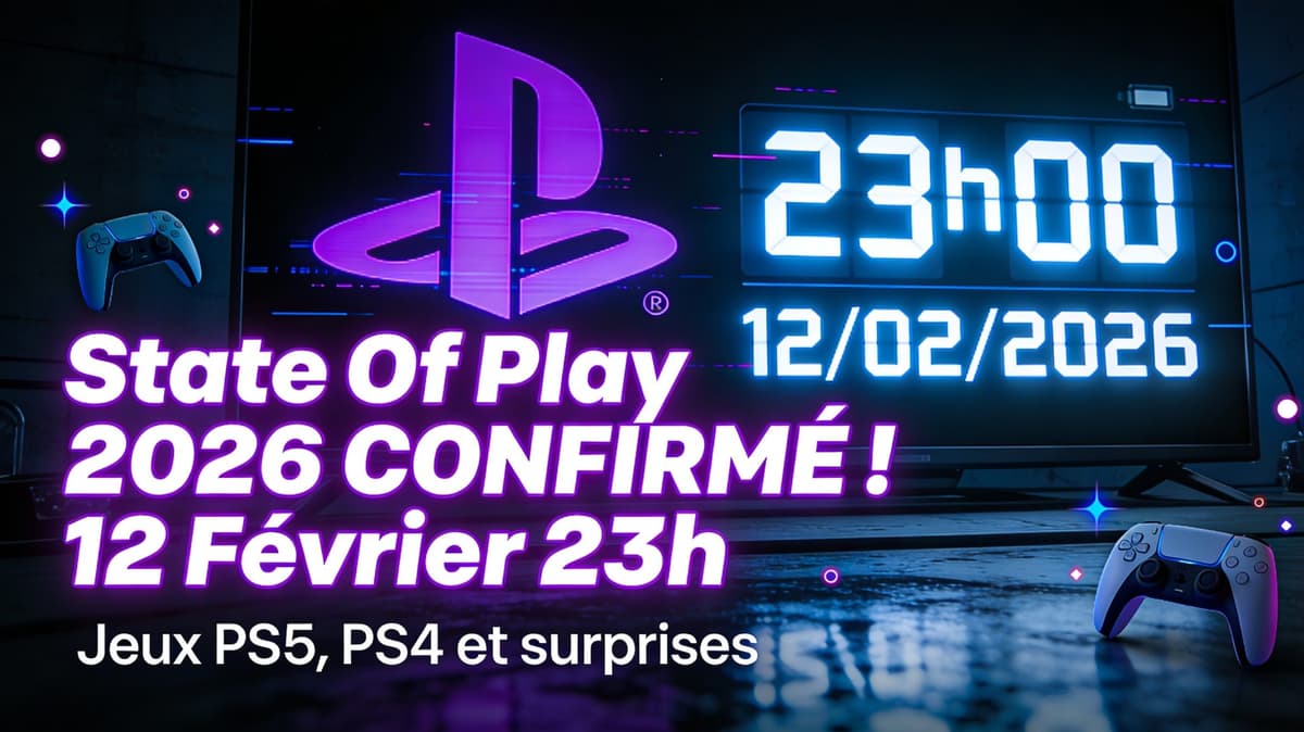 State Of Play : l’évènement PlayStation confirmé ce 12 février 2026