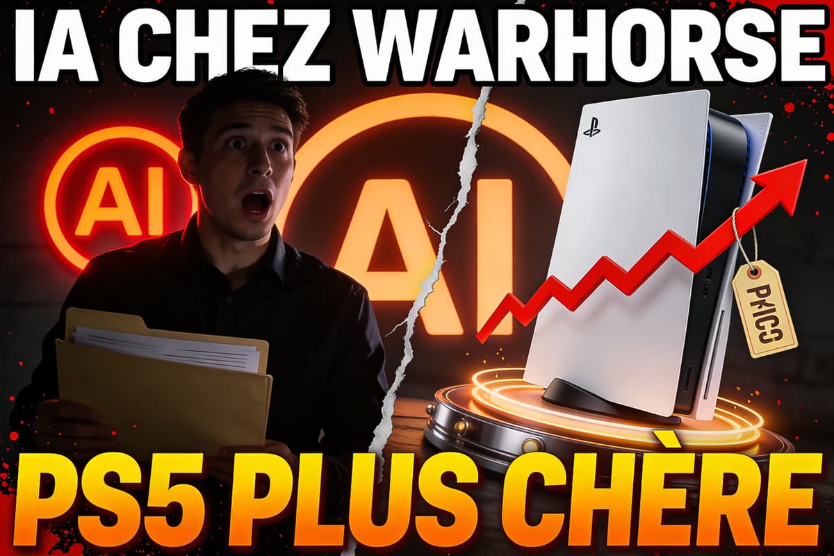 Remplacement par IA chez Warhorse, PS5 plus chère : ce que ça révèle vraiment