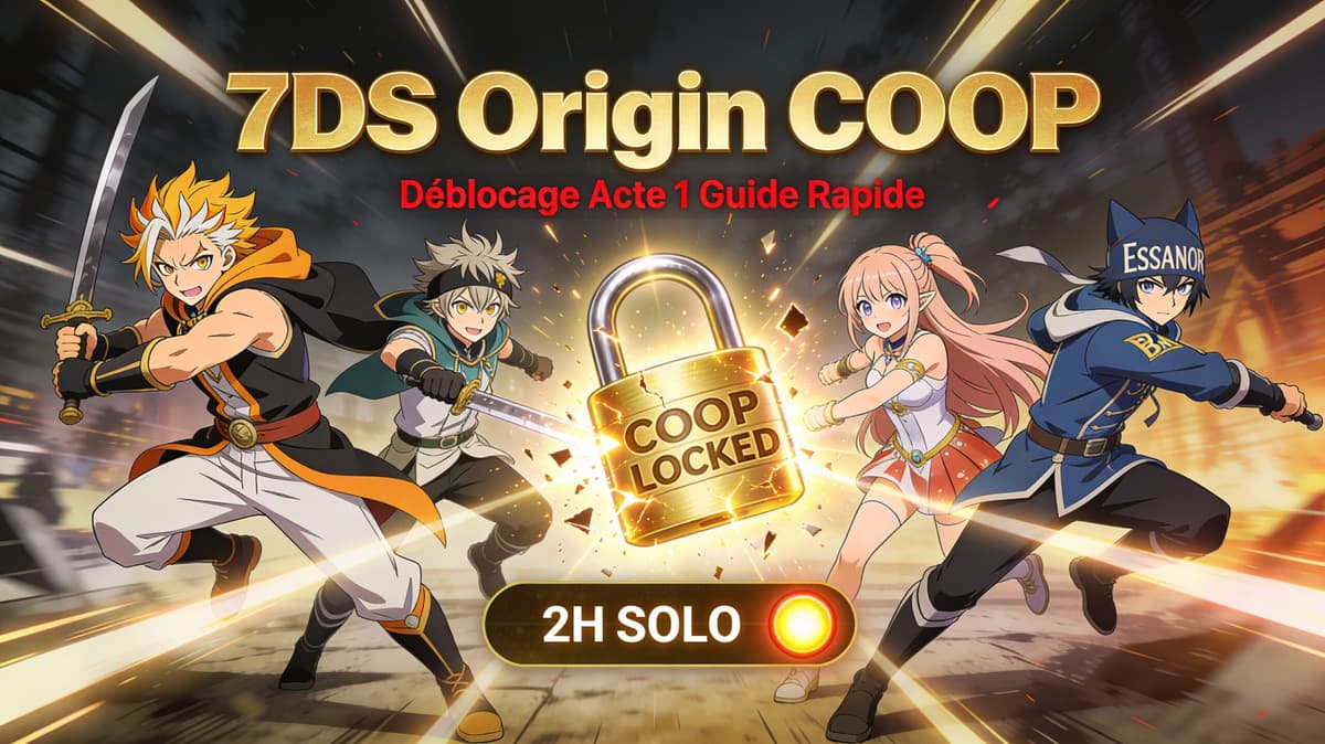 The Seven Deadly Sins Origin : Comment débloquer la coop – Guide rapide ?