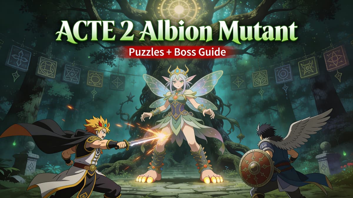 The Seven Deadly Sins: Origin : Comment finir l’Acte 2 – Puzzles – Albion Mutant ?