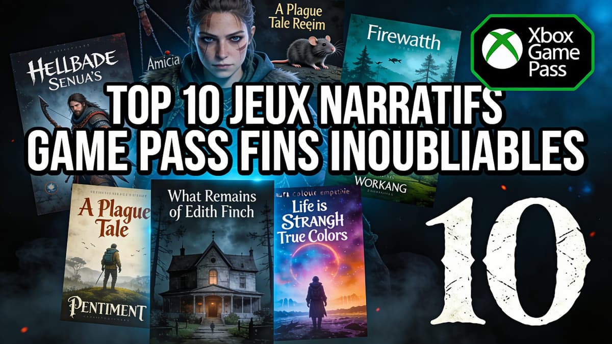 Top 10 jeux narratifs Xbox Game Pass aux fins qui vous hantent longtemps