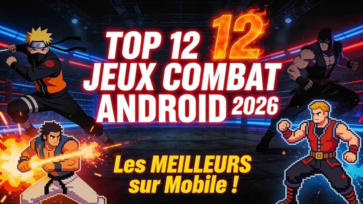 Top 12 jeux de combat Android en 2026 : beat’em up, arènes et baston tactile