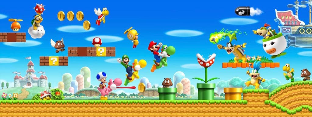 New Super Mario Bros. Wii – trailer / artwork
