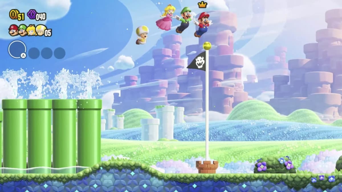 Screenshot from Super Mario Bros. Wonder