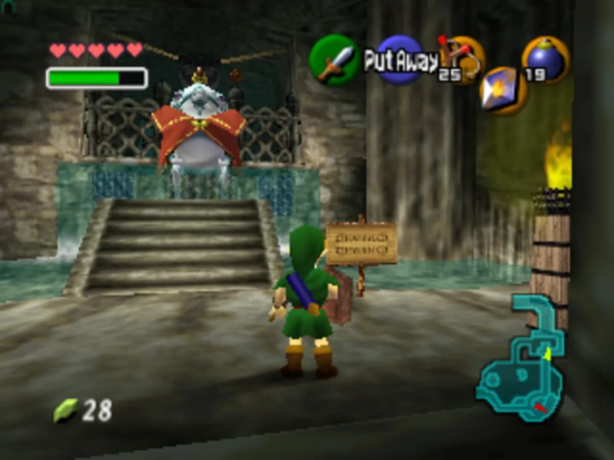 Screenshot from The Legend of Zelda: Ocarina of Time