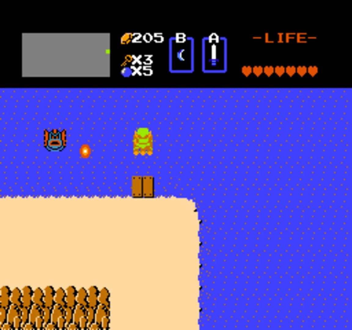 Screenshot from The Legend of Zelda