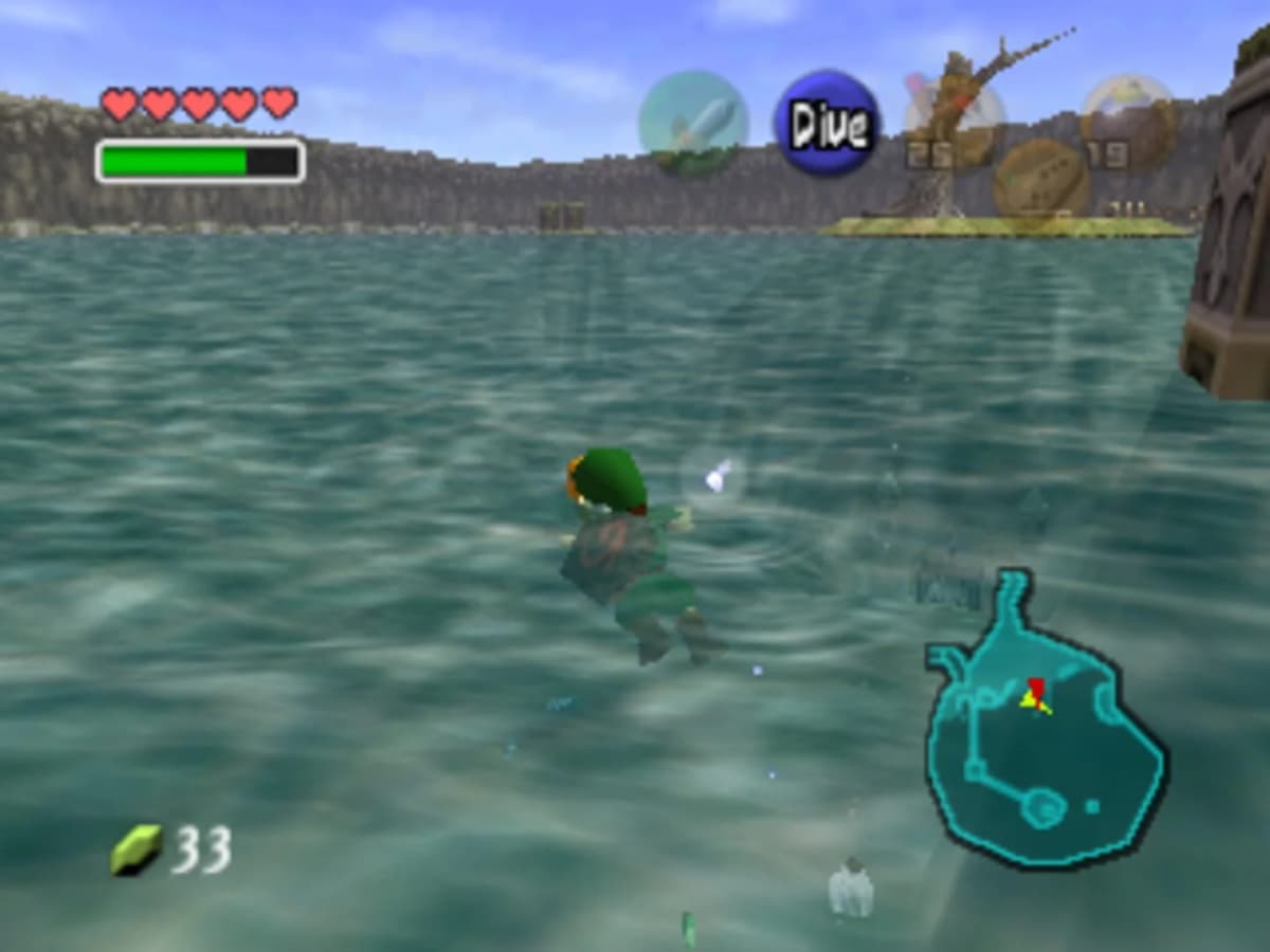 Screenshot from The Legend of Zelda: Ocarina of Time