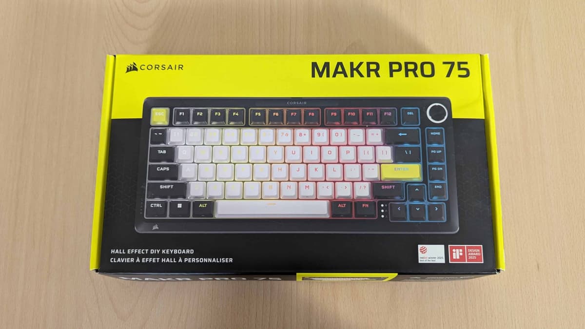 Corsair Makr Pro 75 : le clavier 75 % Hall Effect qui vise autant les tryharders que les dactylos