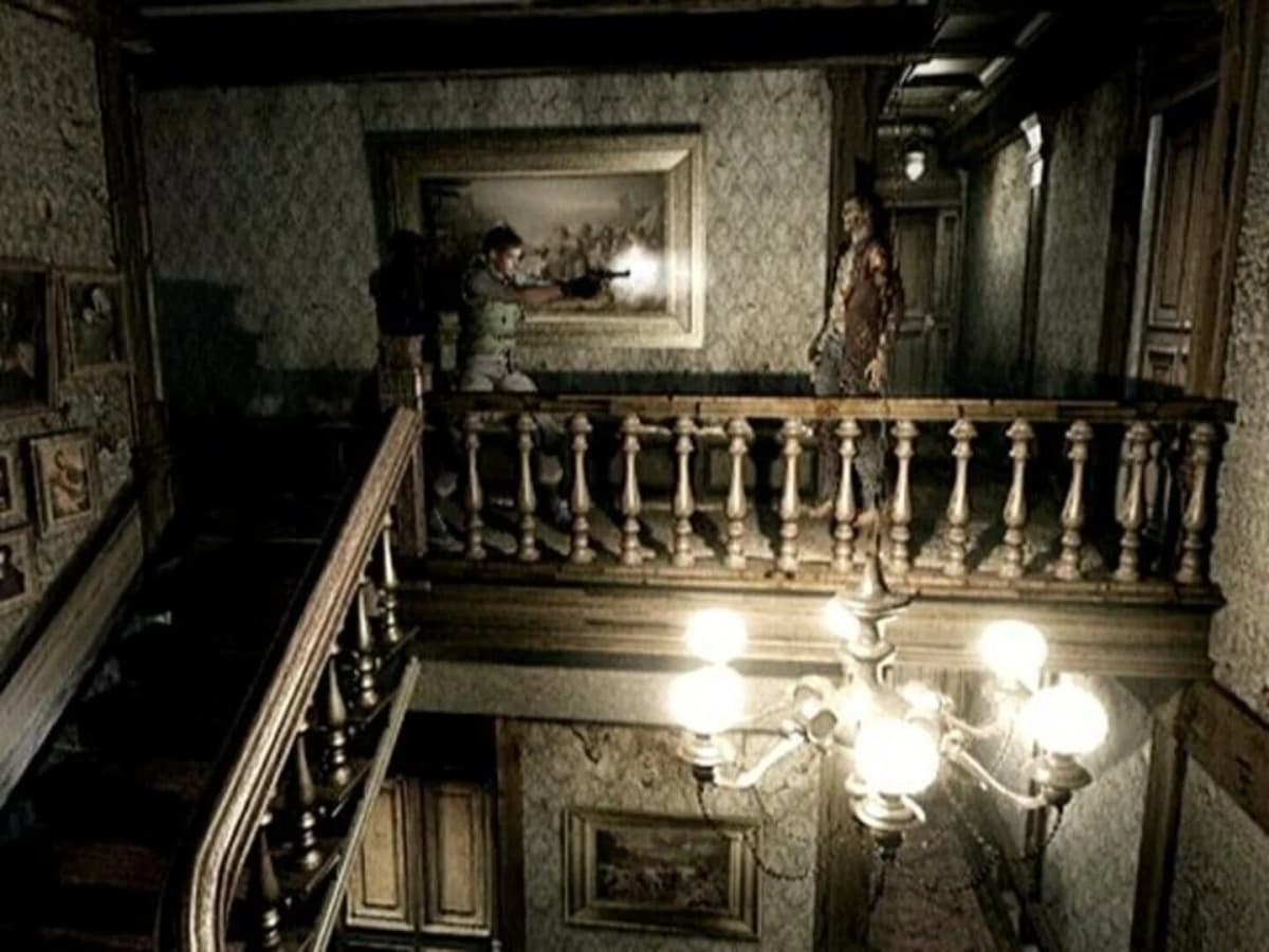 Screenshot from Resident Evil Archives: Resident Evil