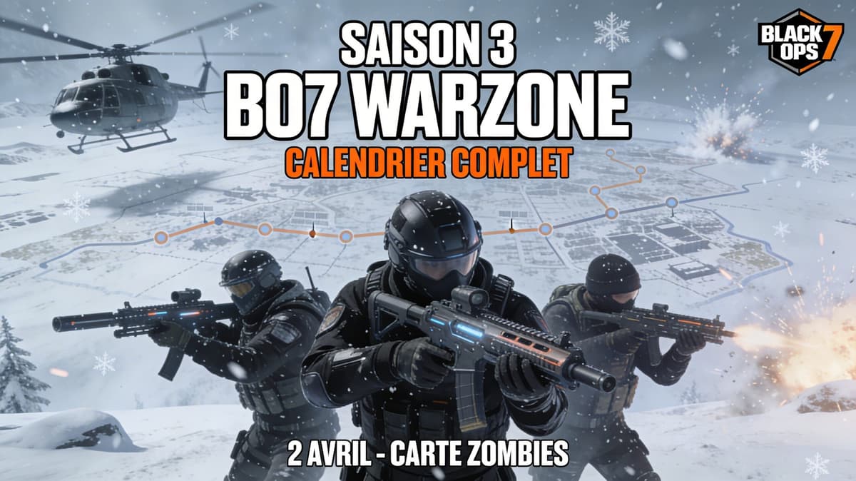 Black Ops 7 & Warzone Saison 3 : un calendrier au cordeau qui en dit long