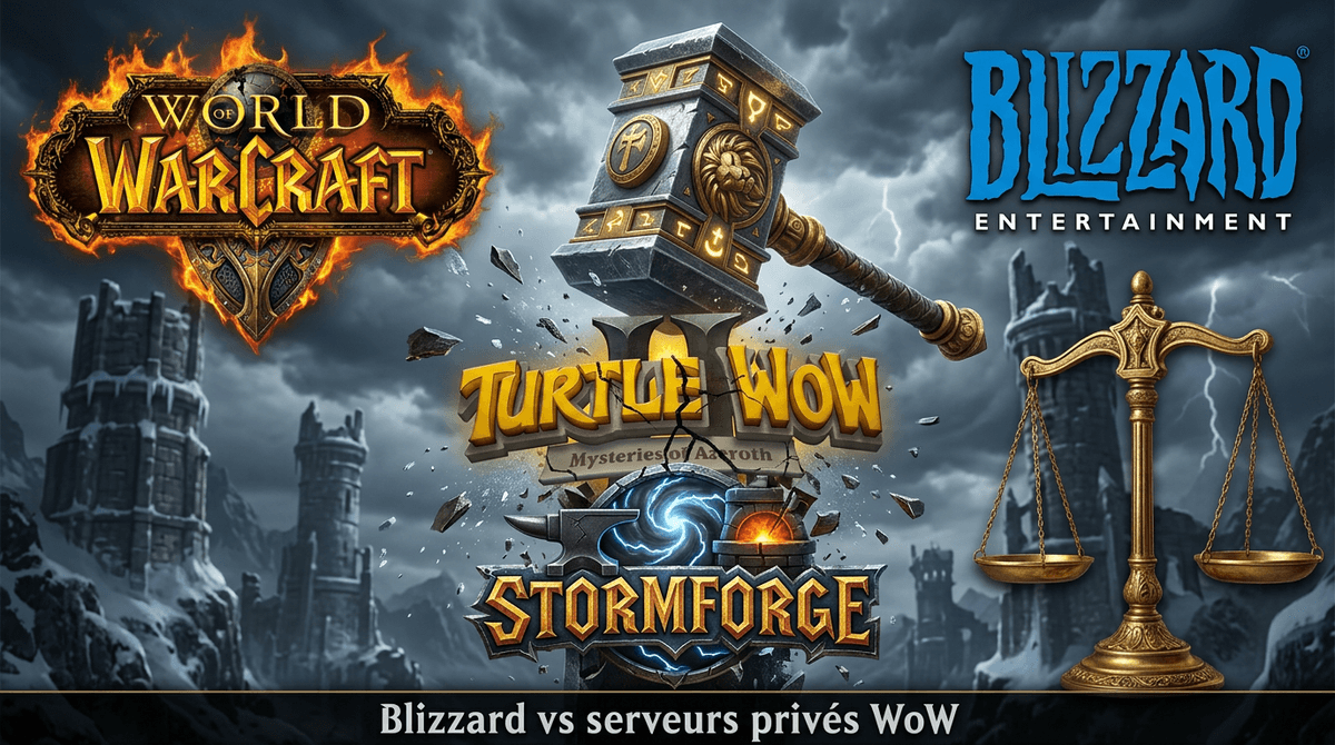Blizzard vs serveurs privés WoW : ce que révèlent les fermetures sous pression légale
