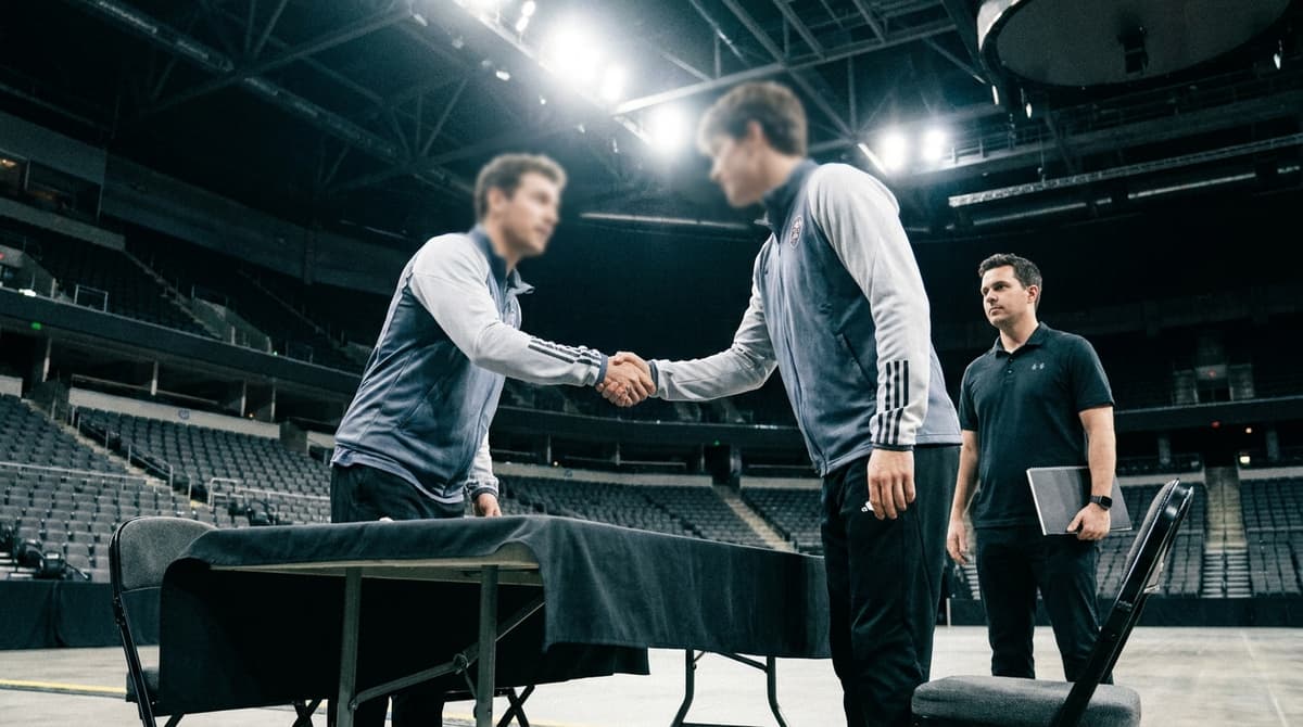 Portrayal of sportsmanship contrasted with enforcement presence