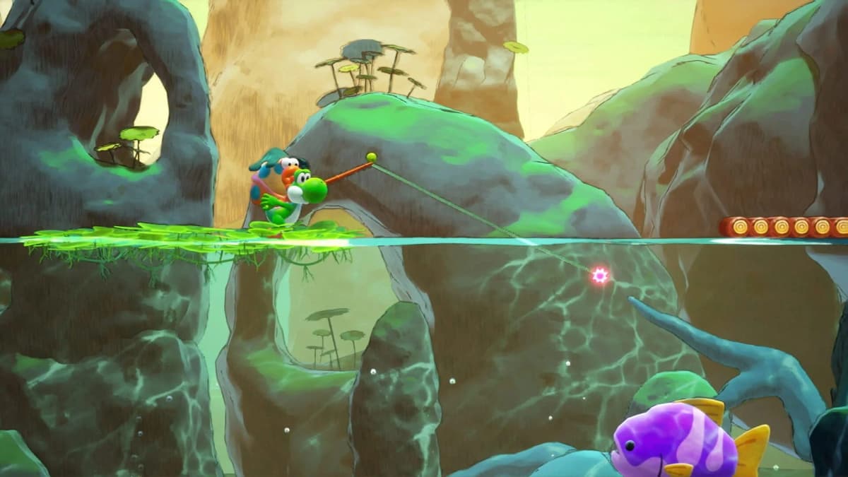 Screenshot from Yoshi and the Mysterious Book