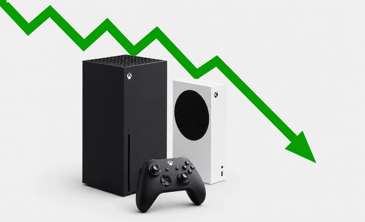 Chute de – 33 % des ventes consoles Xbox et de – 5 % des services…