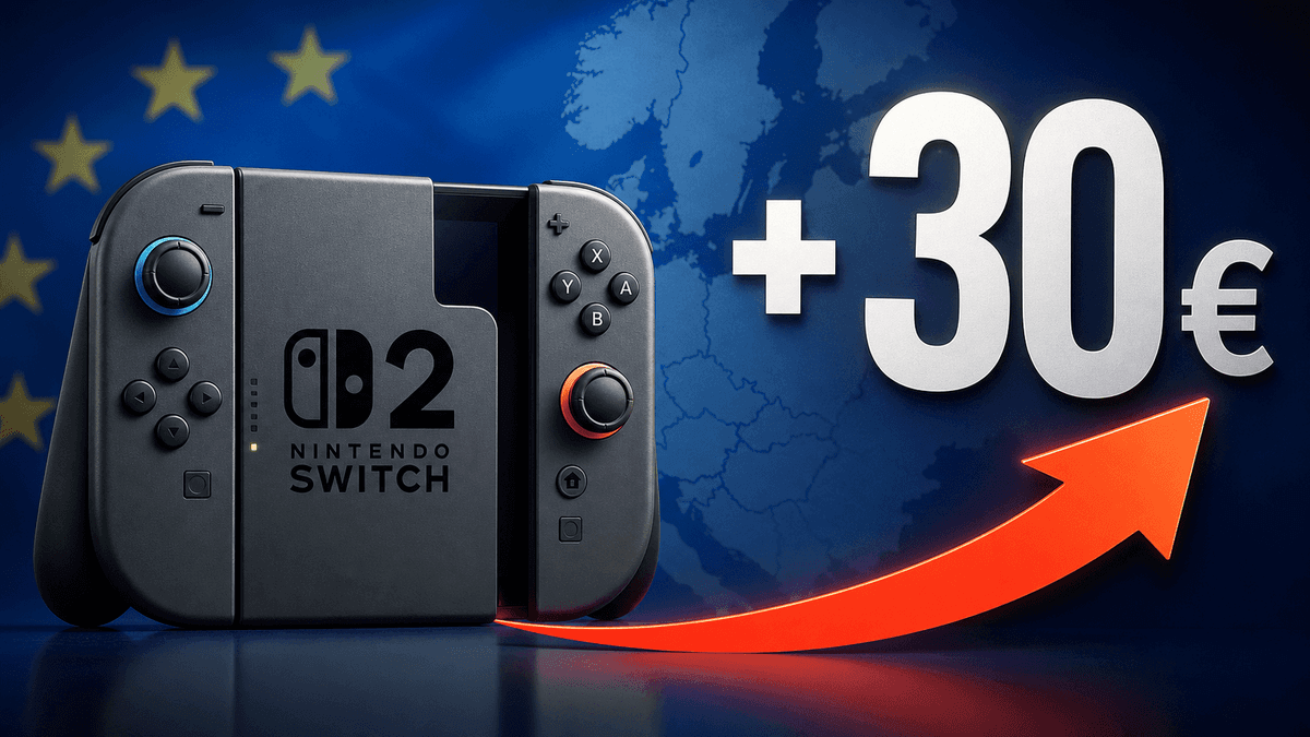 Switch 2 : Nintendo augmentera sa console de 30 euros le 1er septembre 2026