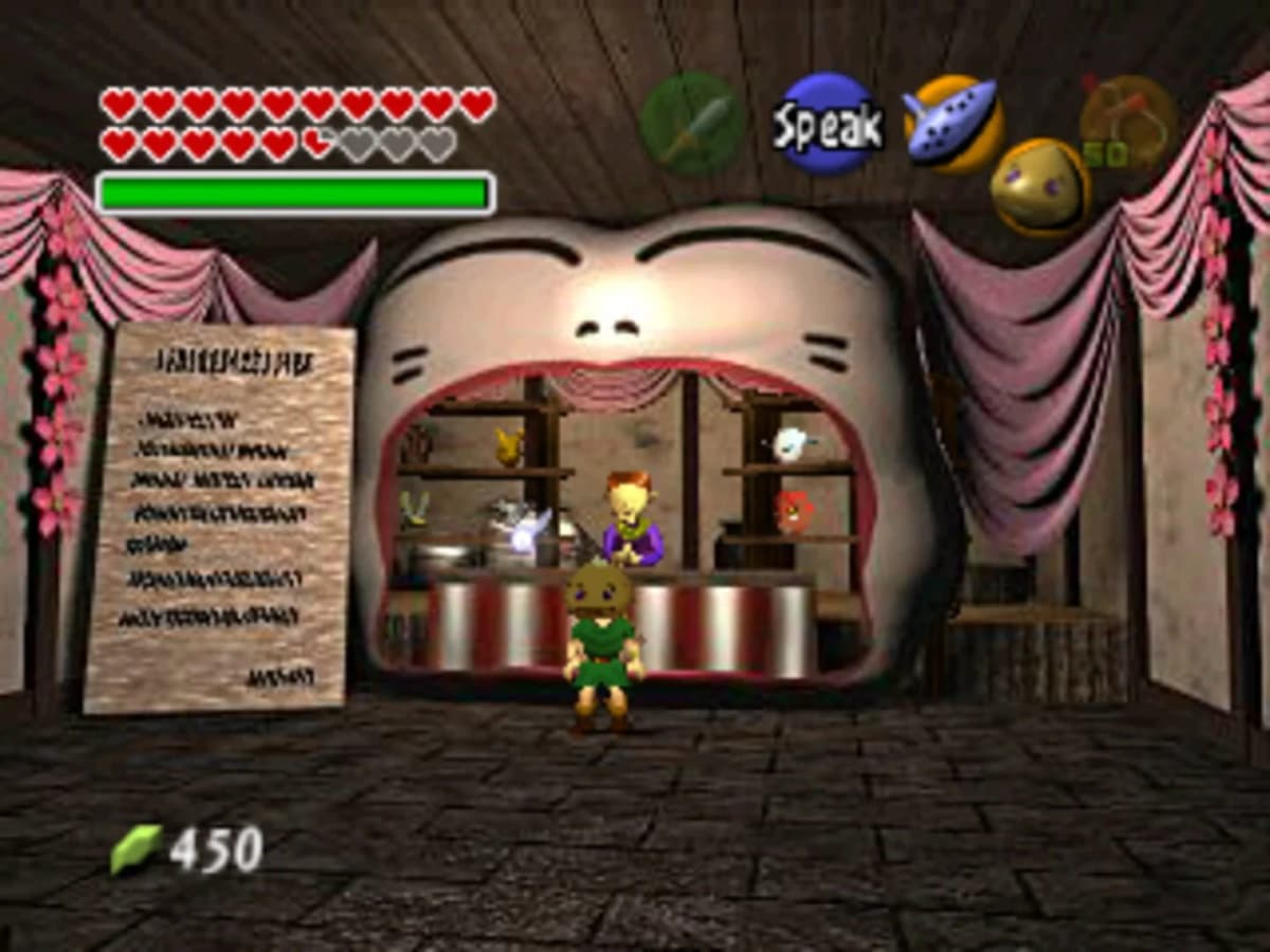 Screenshot from The Legend of Zelda: Ocarina of Time