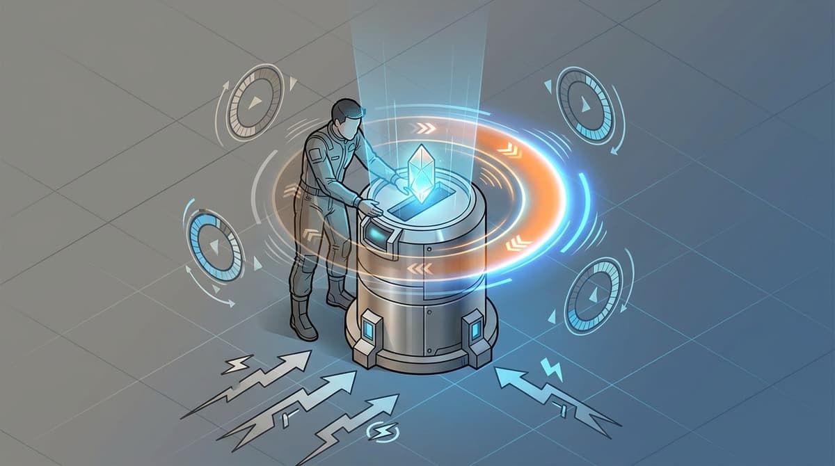 Rare gear recovery flow visualization without labels.
