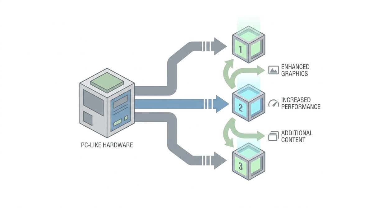 Upgrade pathways for versions 1–3.