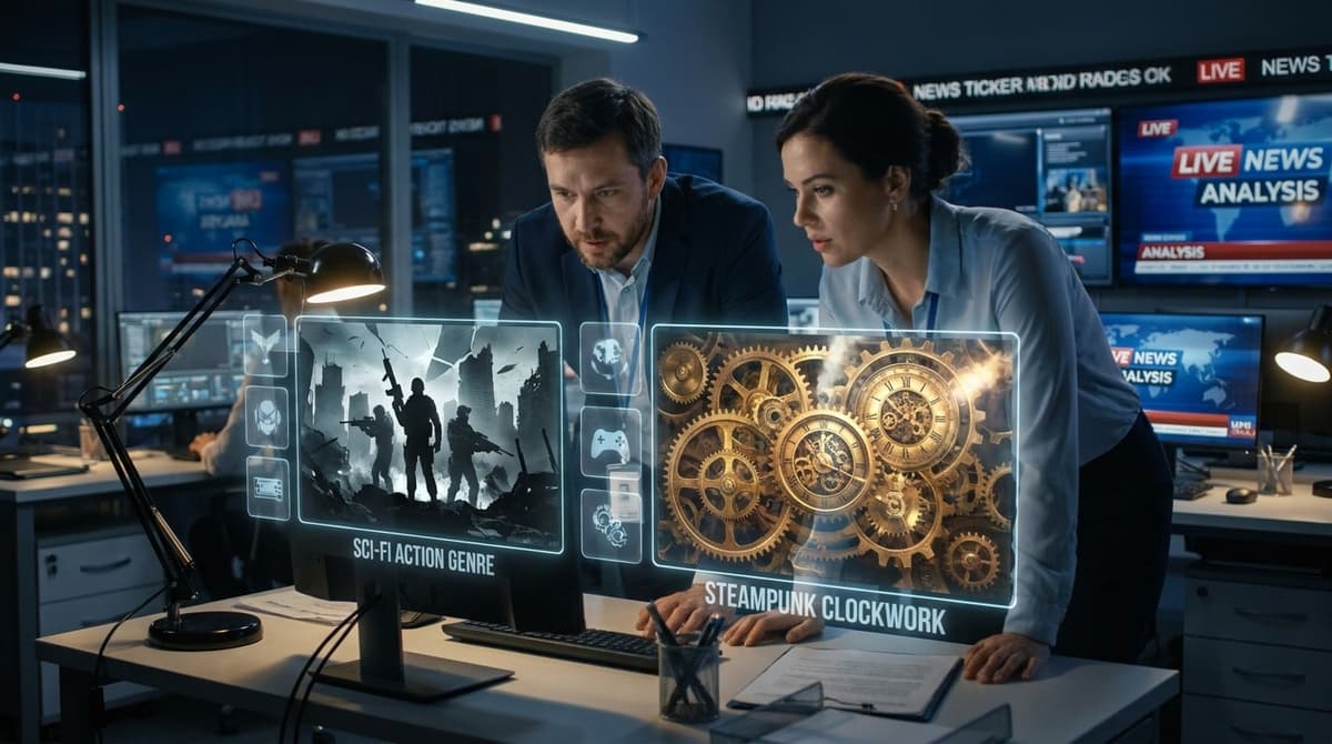 Mise en scène éditoriale des confirmations de jeux à venir.