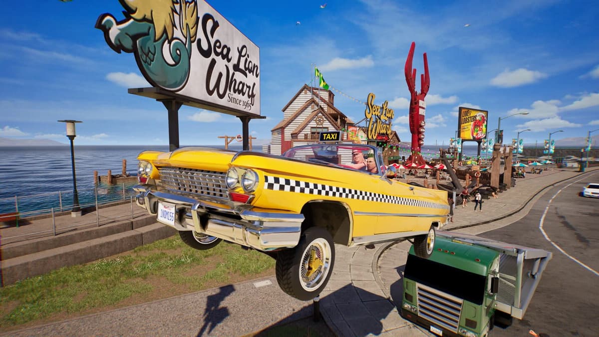Screenshot from Crazy Taxi: World Tour