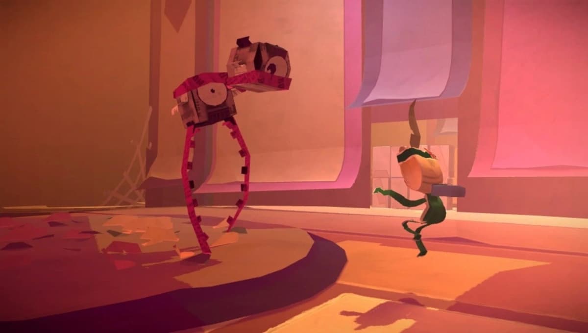 Screenshot from Tearaway