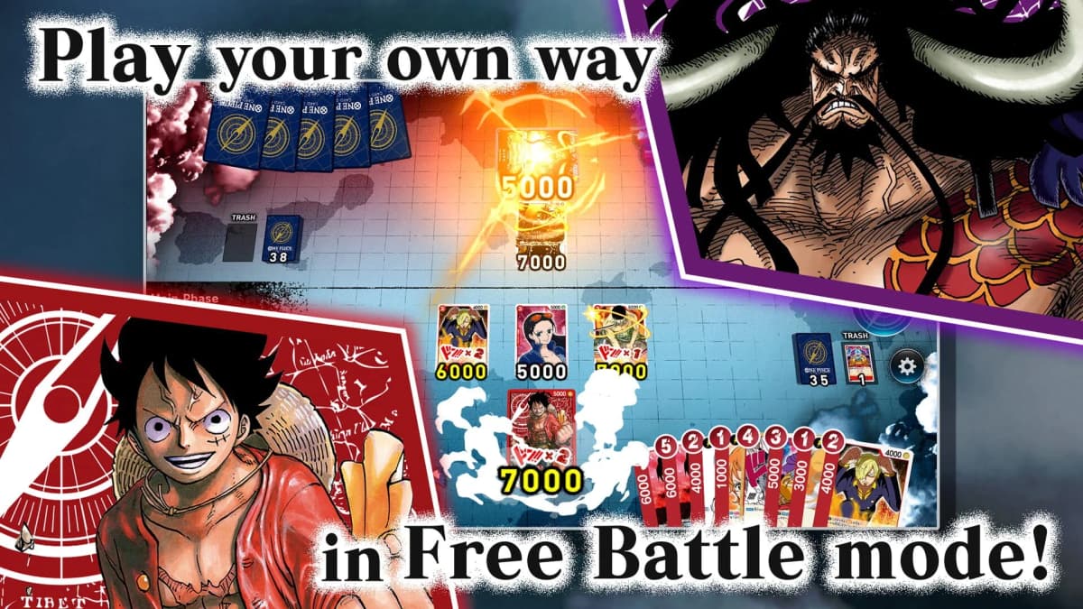 Screenshot from One Piece Card Game Tutorial